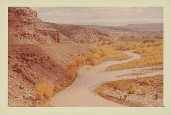 Photograph of the Chama River, New Mexico, taken by Georgia O'Keeffe