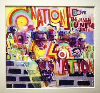 Gerald Williams, Nation Time, 1969, acrylic paint on canvas, 121.9 × 142.2 cm - © Gerald Williams, courtesy Johnson Publishing Company, LLC. All rights reserved