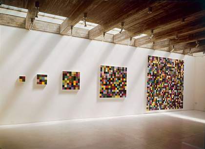 Gerhard Richter 4 and 16 and 256 and 1024 installation view