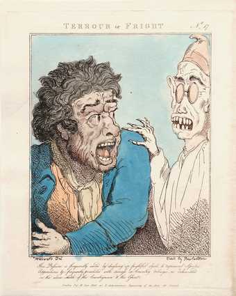 Thomas Rowlandson (after G.M. Woodward), Terrour or Fright, 1800