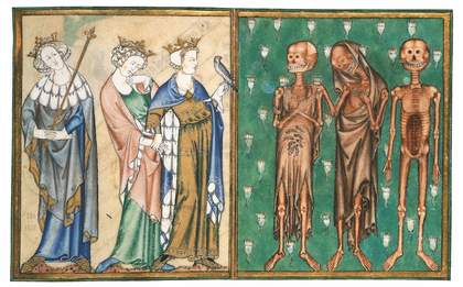 The Madonna Master, The Three Living and the Three Dead, c.1310