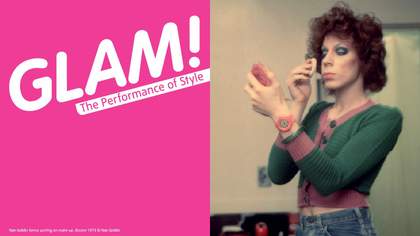 Glam! The Performance of Style web banner