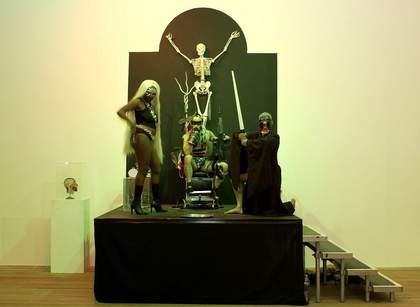 Guillermo Gómez-Peña, Ex Centris (A Living Diorama of Fetish-ized Others) 2002