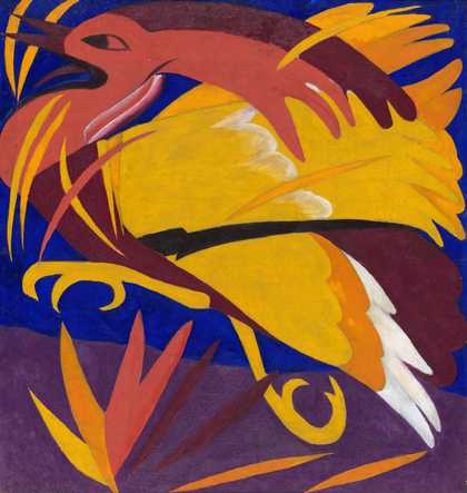 Natalia Goncharova Harvest: The Phoenix 1911