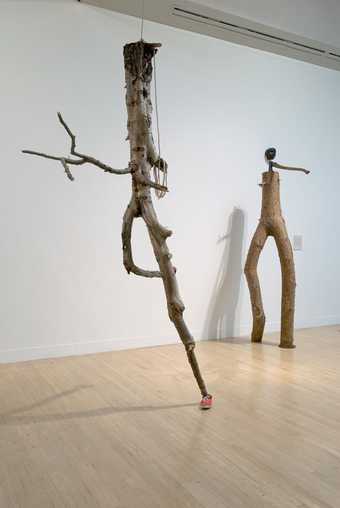 Goshka Macuga Boy and Girl installed at Tate Britain 2007