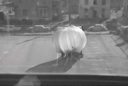  Ana Mendieta Parachute 1973, video still. Copyright The Estate of Ana Mendieta Collection, L.L.C. Courtesy Galerie Lelong & Co. and Alison Jacques Gallery