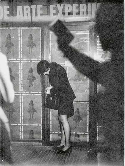 Graciela Carnevale Cycle of Experimental Art 1968 outside action