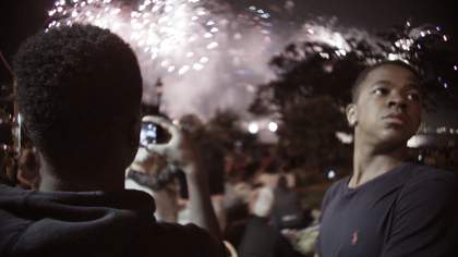 Kevin Jerome Everson Grand Finale 2015, film still. Courtesy the artist; Trilobite-Arts DAC; Picture Palace Pictures