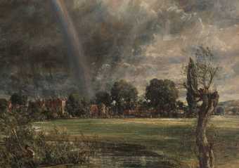 Section of Constable's Salisbury Cathedral from the Meadows