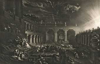 John Martin Plate from Illustrations to the Bible: Belshazzar's Feast 1835