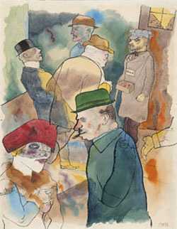 George Grosz Twilight 1923