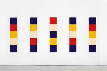 Ellsworth Kelly Red Yellow Blue White 1952