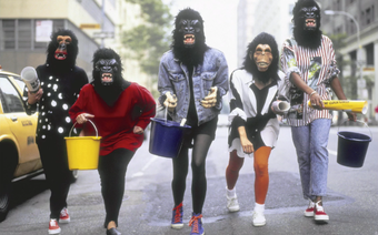 Photograph of the Guerrilla Girls Photograph: George Lange