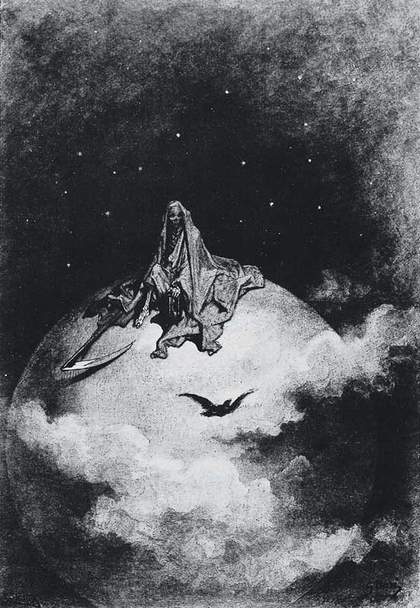 Gustave Doré Illustration for Edgar Allan Poe’s The Raven 1832–3