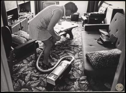 One of a series of nine photographs in Tate Archive from the Hackney Flashers project, A Day in the Life, c1974