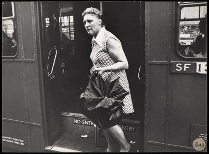 One of a series of nine photographs in Tate Archive from the Hackney Flashers project, A Day in the Life, c1974