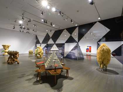 An installation by artist Haegue Yang.