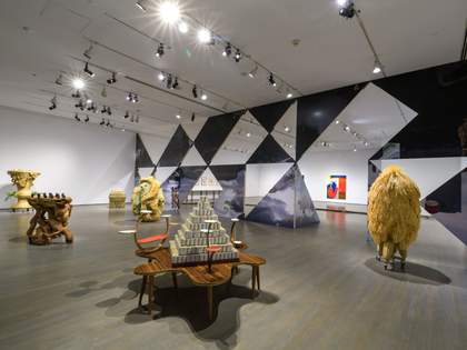 An installation by artist Haegue Yang.
