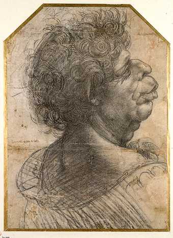 Leonardo Da Vinci, A Grotesque Head 1502