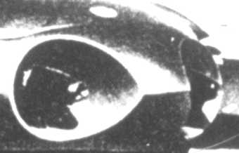 Fig.4 Detail of the jet engined car showing the air-intake