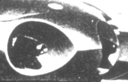 Fig.4 Detail of the jet engined car showing the air-intake