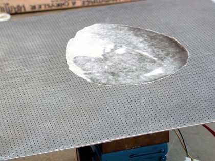 Fig.15 Replacement part drying.