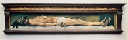 Hans Holbein the Younger The Body of the Dead Christ in the Tomb 1521