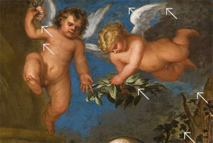 John Hayls A Portrait of a Lady and a Boy with Pan 1655-9