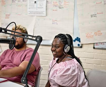Heart n Soul, Leoni and Joey at Do Your Own Thing Radio”. Photography: Natalia Janula