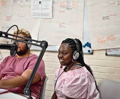Heart n Soul, Leoni and Joey at Do Your Own Thing Radio”. Photography: Natalia Janula