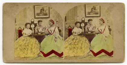 Stereoscopic photo of Hearts are Trumps