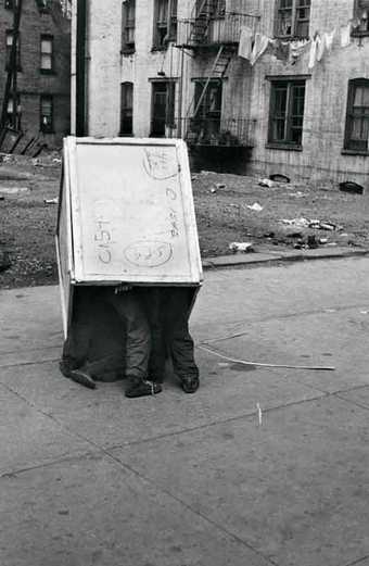 Helen Levitt New York c.1940, black and white photogrpah