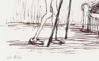 Henry Moore, The Pantaloon (detail), 1982
