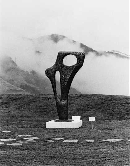 Barbara Hepworth's Figure (Archaean) 1959 at Hakone Open-Air Museum, 1970