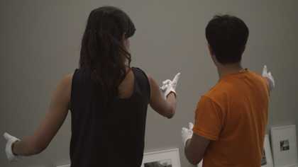 ​Hila Peleg, Sign Space 2016, film still. Courtesy the artist and Arsenal Distribution
