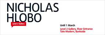 Exhibition banner for Nicholas Hlobo Level 2 Gallery Tate Modern