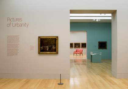 Hogarth exhibition installation shot, Tate Britain 2007