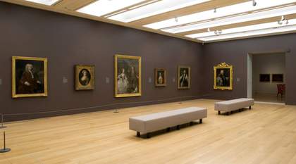 Hogarth exhibition installation shot, Tate Britain 2007