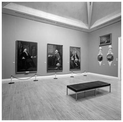 Installation shot from Manners & Morals exhibition, Tate 1987