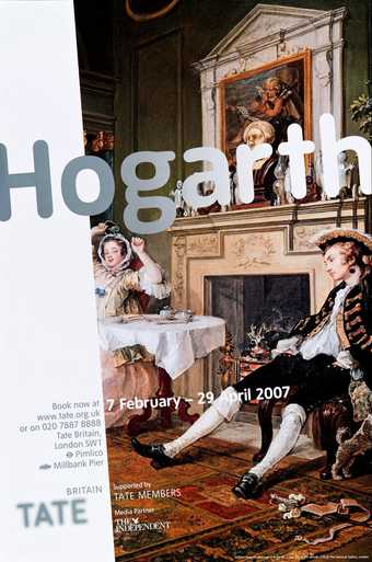 Exhibition poster: Hogarth
