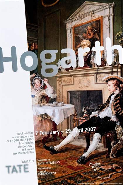 Exhibition poster: Hogarth