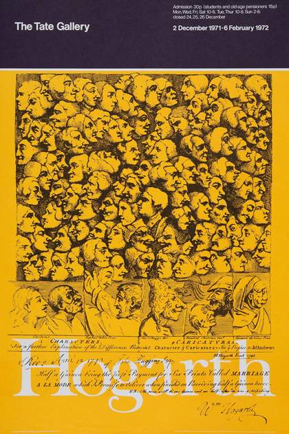 Exhibition poster: Hogarth