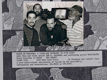 Original poster for March of Progress: A Video-Rap Movement in Five Steps
