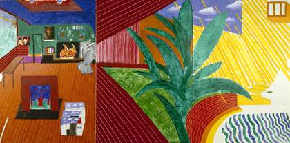 David Hockney Hollywood Hills House 1981–82