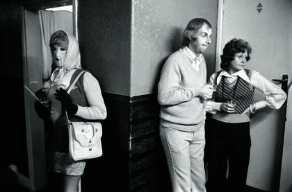 Homer Sykes Caking Night, Dungworth, Yorkshire 1974