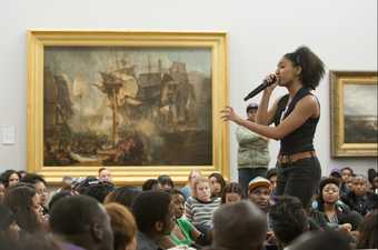 Poetry Luv, Sofia Thakur at Late at Tate Britain, February 2014