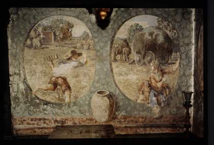 Mural Decorations at Château d'Auppegard, painted by Vanessa Bell and Duncan Grant, Tate Archive