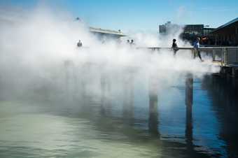 Fujiko Nakaya, Fog Bridge #72494 2013