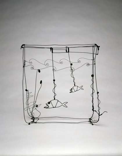 Alexander Calder Goldfish Bowl 1929, Tate Modern Alexander Calder Performing Sculpture exhibition 2015