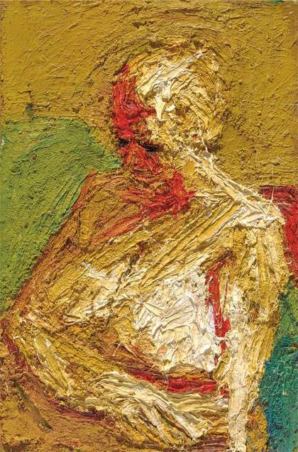 Frank Auerbach E.O.W. half-length nude 1958